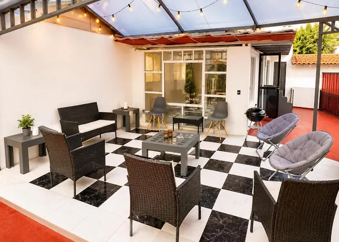 Hébergement de vacances Amplia Casa En Condesa Ideal Grupos Con 4 Recamaras Y Terraza *